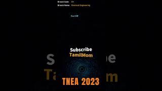 Expected TNEA 2023 Cut Off of Top Engineering Colleges for Chemical Engineering