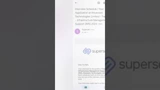 Hexaware interview mail (Technical interview)#interview #hexaware #job #jobsearch #jobs #shorts #top