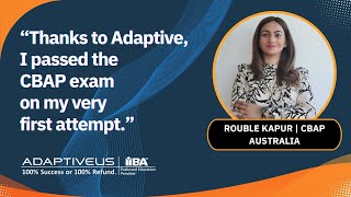 CBAP Certification Training Testimonial | Rouble Kapur | Adaptive US