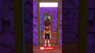 #CartoonHumor #MonsterMash #QuickLaugh #KidsEntertainment #DoorTrick #FunnyAnimation#shorts