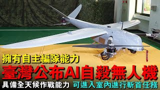 臺灣發布AI自殺式無人機，擁有自主編隊能力，還能對特定人員發動斬首技能，中科院明確表示：此無人機專門執行暗殺任務！