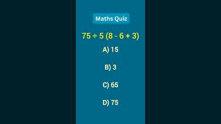 Math Quiz simplification #maths KD Online Classes