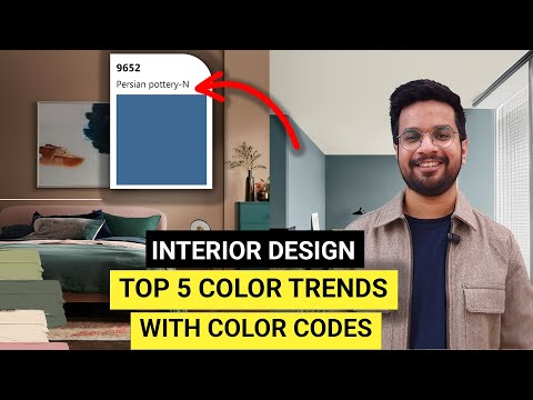 Bedroom Color Combination | top 5 color trends for 2023 with color codes | Asian Paints