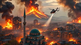 Mass Evacuation in Turkey! Wildfires Destroys Bursa, Panic in the Streets
