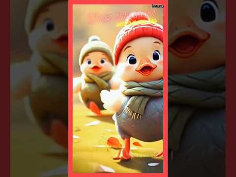 Three Little Ducks Went Out One Day | Nursery Rhyme for Kids | Cute Duck| Mama Duck- InstantAi