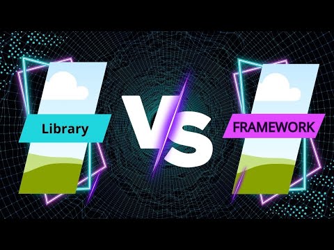 Difference between Library and Framework with practical example