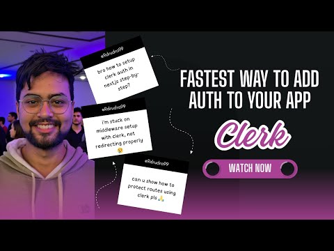 How to Add Authentication in Next.js 15 Using Clerk (Step-by-Step) 🔥