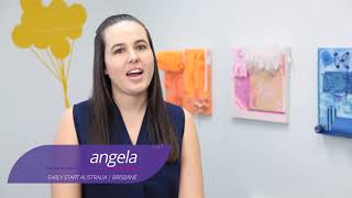 Angela's Early Start Australia Journey