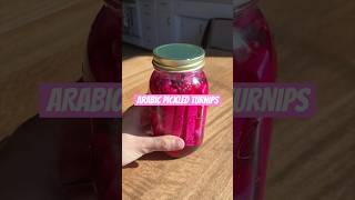 PINK Pickled Turnips | Middle Eastern Pickles | COCINA CRICOLO