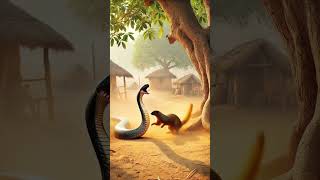 The Mangoose Defeted the Snake#aistory #3danimation #moralstories