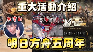 【齊力斷金】明日方舟五周年！重大活動介紹！
