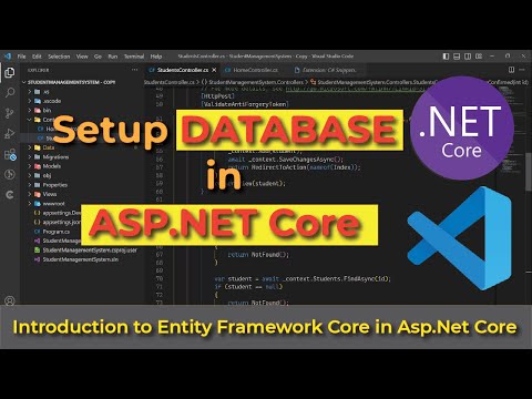 How to setup Entity Framework Core in Visual Studio Code (vs code) | Step by step Guide