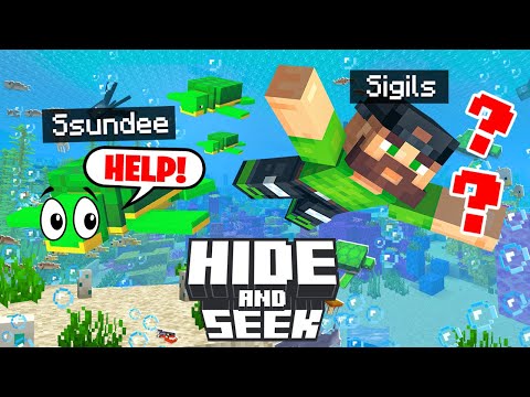 MORPHING as FISH in Minecraft Hide and Seek (Poor Biffle)