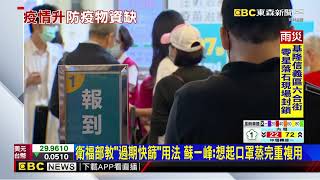 新冠疫情升溫！ 基層「缺藥 缺快篩」 衛福部長道歉@newsebc