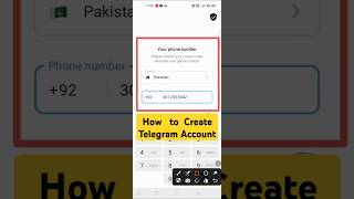telegram account kaise banaye | how to create telegram account in pakistan #telegram #account #tech