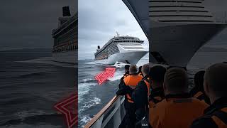 "Cruise Ship Collides with Yacht, Crew Witnesses Thrilling Moment" #Cruise Ship#Yacht Collision