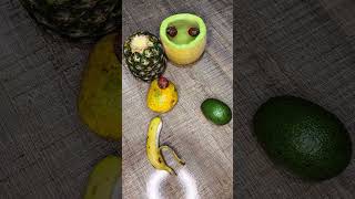 Tropical Fruits Throw a Party 🍍#StopMotion #FruitParty #TropicalVibes #FunnyShorts