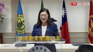 台索簽署海巡合作協定 管碧玲「脫稿」提世大運搶賀電