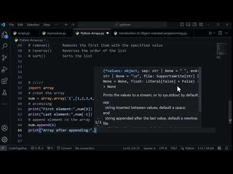 Python Arrays || PYTHON