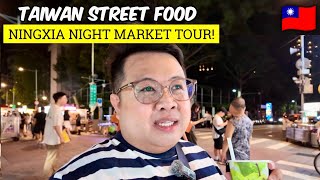 Taipei Night Market Vibes 🌙 | First-Time at Ningxia Night Market! 🇹🇼