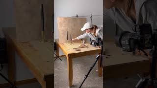 behind the scenes of a coffee pour shot #coffeephotography #actionshot #foodphotography