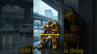 Robot " please subscribe" #ai #transformers #automobile #robotai