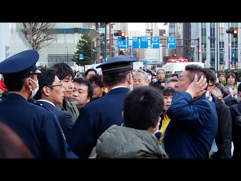 立花氏、暴漢に襲われ出血　街宣活動中、命に別条なし　東京