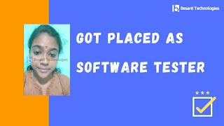 Besant Technologies Placement Review | Mithuna  Got Placed QA Tester | Software Testing Courses