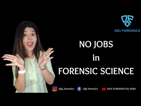 Professions in Forensic Science | Digital Forensics Careers | DIGI FORENSICS By Nidhi