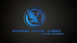 Brand Logo Design || How to make Brand Brand logo Professional design pixellab || sudhir editing 🔥