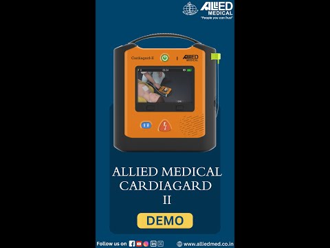 Allied Medical Limited Cardiagard II AED Demo | Automated External Defibrillator Training