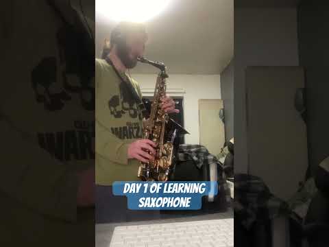 Day 1 of learning Saxophone