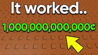 Testing ALL "Trillion Money" Glitches in Grow a Garden..
