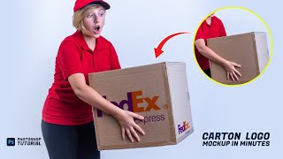 Cartoon Logo Mockup in Minutes | Photoshop Easy Tutorial 2025