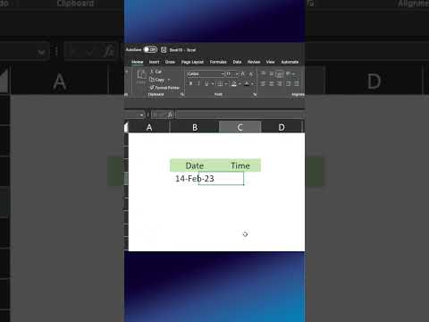 Excel Efficiency: How to Quickly Add the Current Date and Time with These Keyboard Shortcuts
