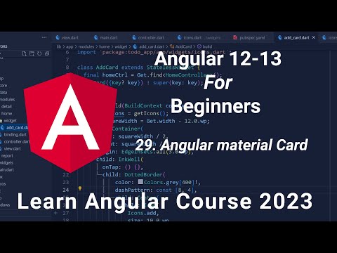 Class 26: Angular material card | Angular Tutorial For Beginners in Hindi 2023