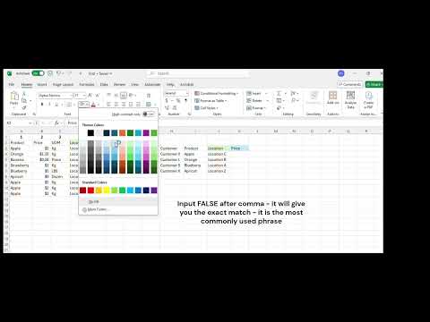 V Lookup - Relaxing Tutorial - follow me and relax, 2 minute tutorial