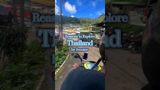 Renting a moped/scooter in Thailand to explore is a must (caption on IG)
