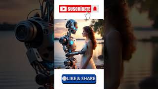 Robot Proposing His Girlfriend .🤖💐  #bouncycars #dancingcars #aishorts #ai #robotlove #foryou