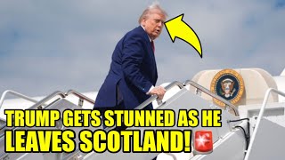 🚨Scotland Finds CLEVER WAY To EMBARRASS Trump AS HE LEAVES
