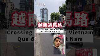 越南🇻🇳過馬路教學❗️再過一陣子應該可以閉著眼睛走了😅⚠️過馬路要小心安全#vietnam #hochiminh #traffic #car #motorcycle #越南 #胡志明 #交通