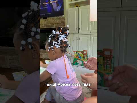 It’s Wash Day For My Preschooler! 💆🏽‍♀️🫧 #shorts #girlmom #afrotexturedhair