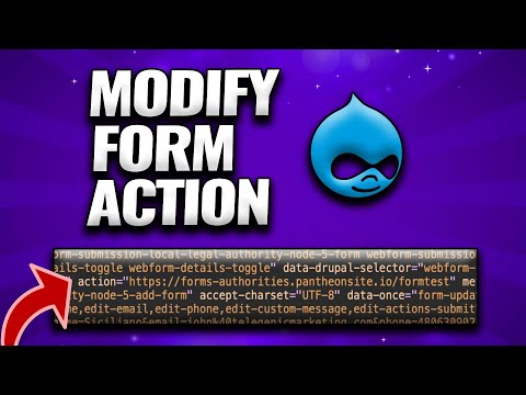How to Modify Drupal Form Action