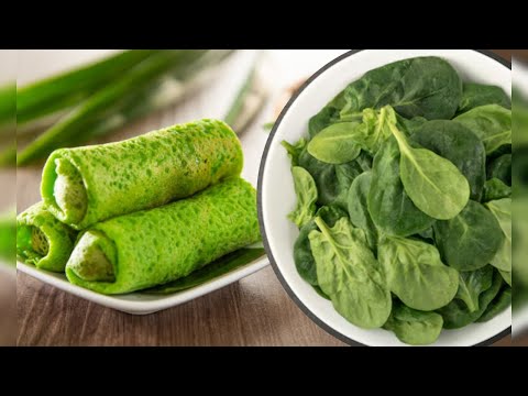 पालक रवा रोल || Palak Rava Roll Recipe in Hindi ||Healthy Breakfast Recipe  ||Alfiya