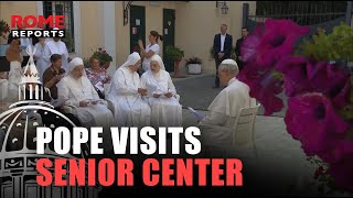 POPE LEO visits a senior center and shares his reflection