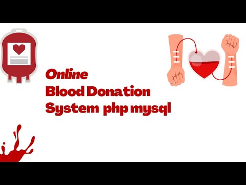 blood donation system download php mysql || Blood bank & donor Management system online