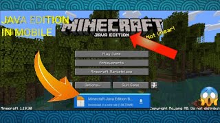 DOWNLOAD /JAVA UI IN  #MOBILE #MINECRAFTPE1.19+ 100%WORKING