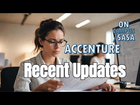 Accenture Update |On Campus Results |SASA role| Off Campus #accenture #placement