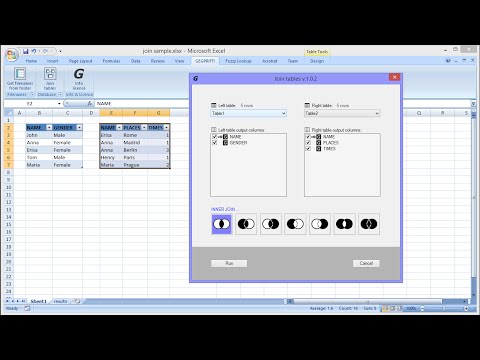 Join Tables Without the Vlookup Function Gegprifti Add In For Excel