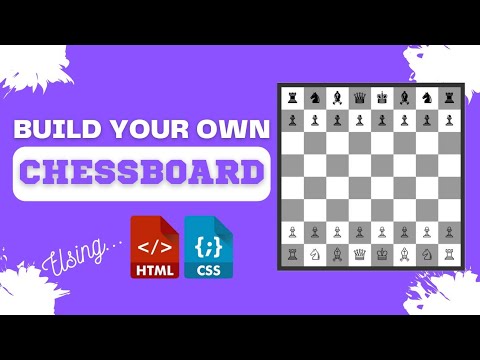 Designing Chessboard Using HTML and CSS